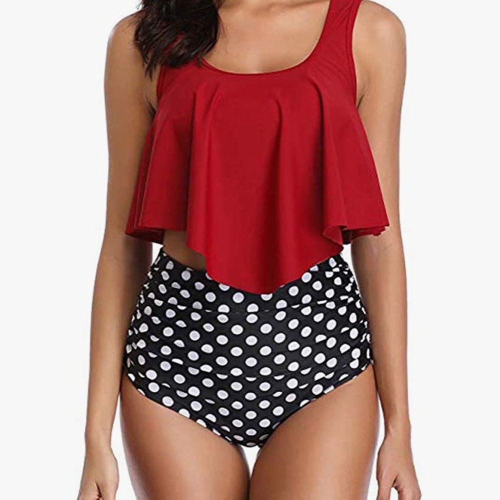 🌹 High waisted - Vintage 2-piece - Medium - NEW